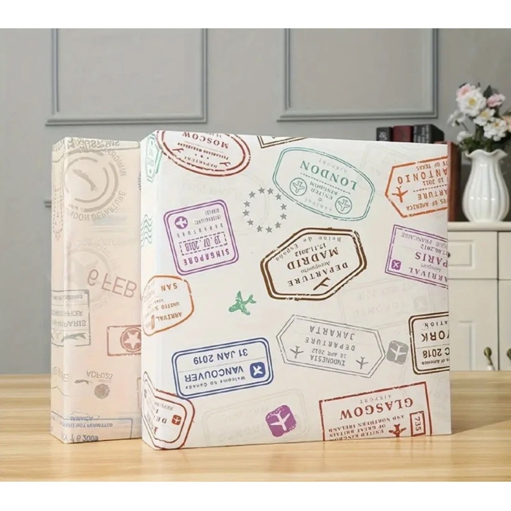 1pc Travel Album, 6 Inch 200 Sheets Travel Album